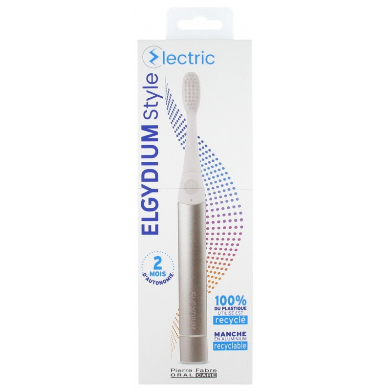 Elgydium Brosse à dents Style Electric Argent - 1 unité 