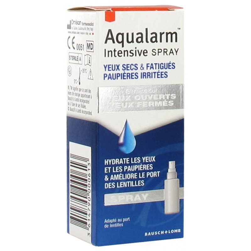 Bausch + Lomb Aqualarm Intensive Spray - 10 ml