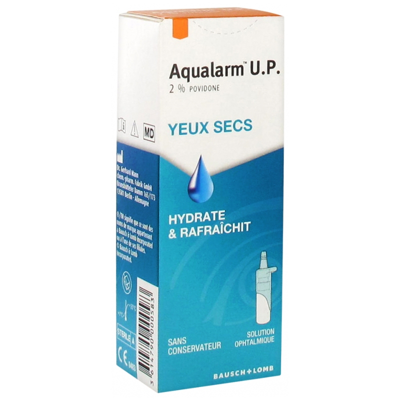 Bausch + Lomb Aqualarm U.P. Yeux Secs - 10 ml