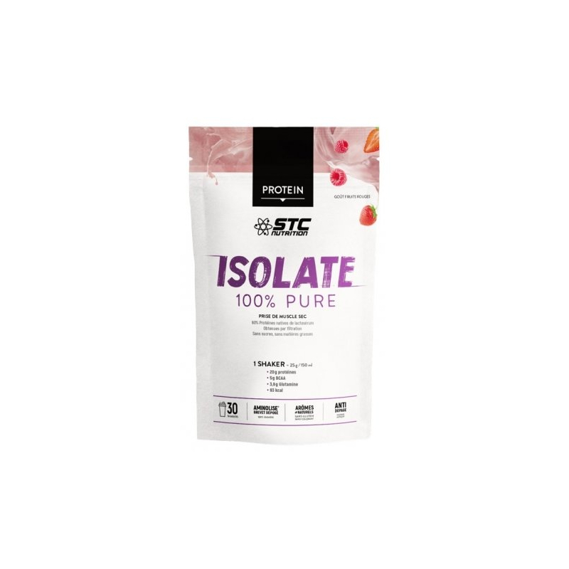 STC Nutrition ISOLATE 100% Pure gout fruits rouges - 750g 