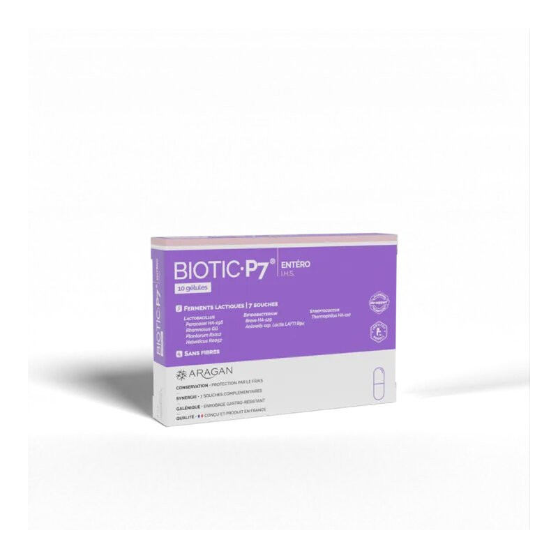Aragan Biotic P7 Entéro - 10 Gélules