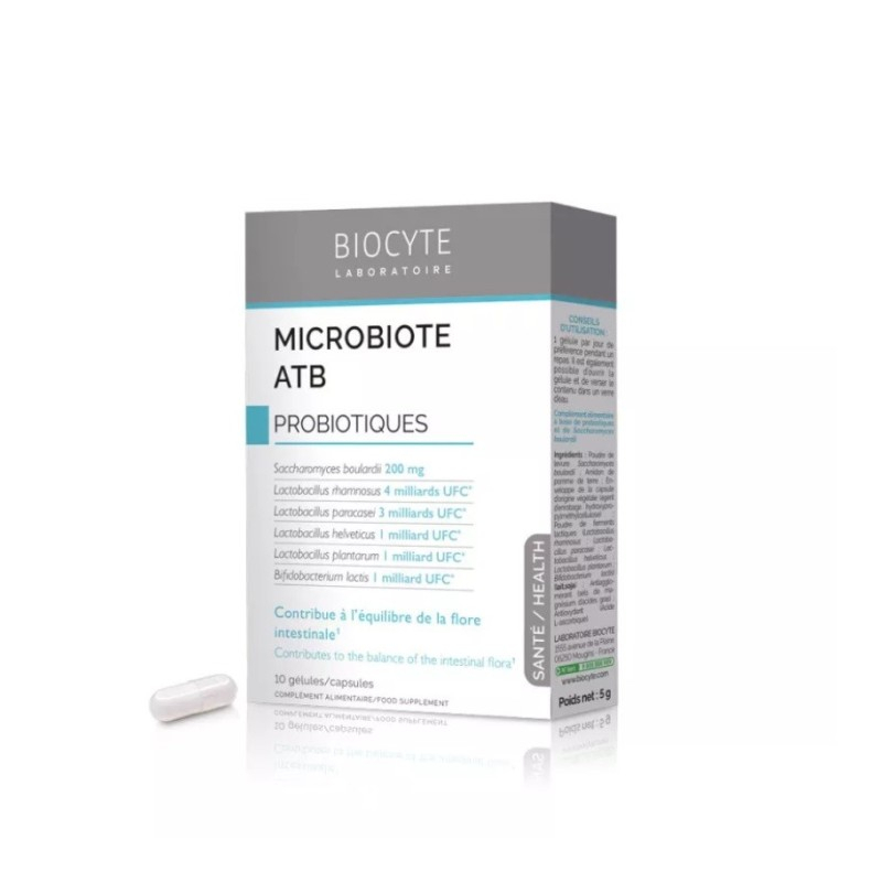 Biocyte Microbiote ATB - 10 gélules