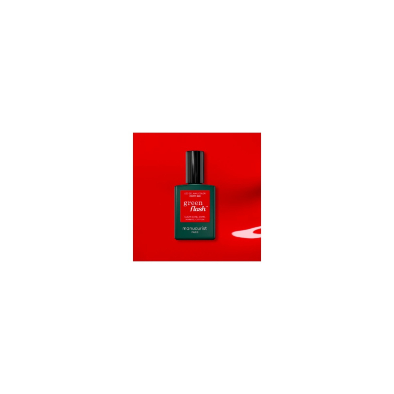 Manucurist Vernis Green Flash POPPY RED - 15ml  
