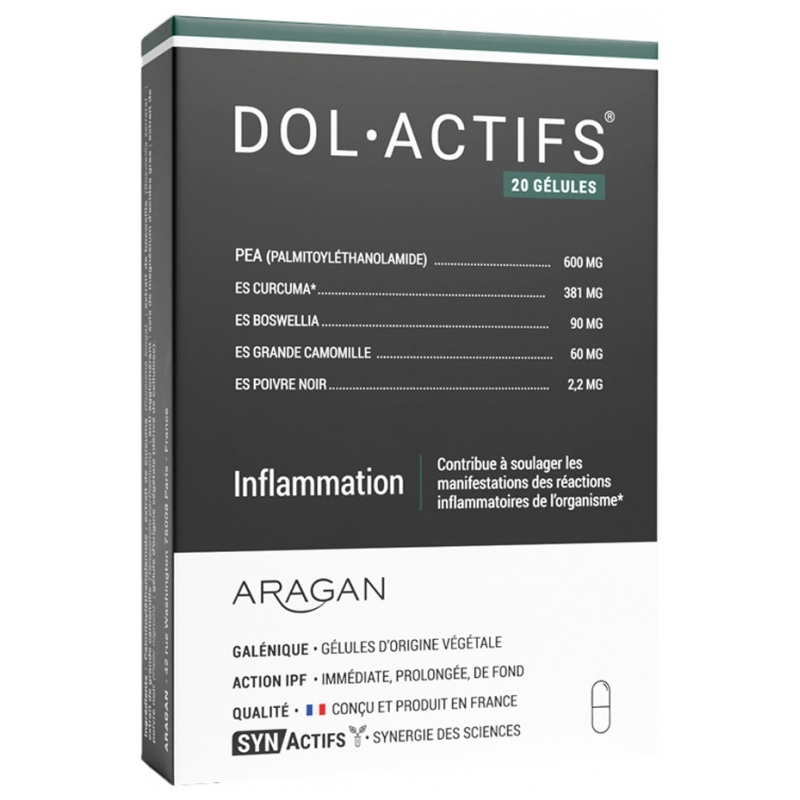 Aragan Synactifs DolActifs - 20 Gélules