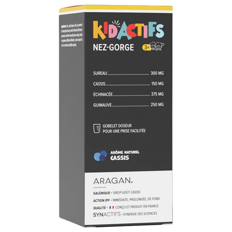 Aragan Synactifs KidActifs Sirop Nez-Gorge - 125 ml