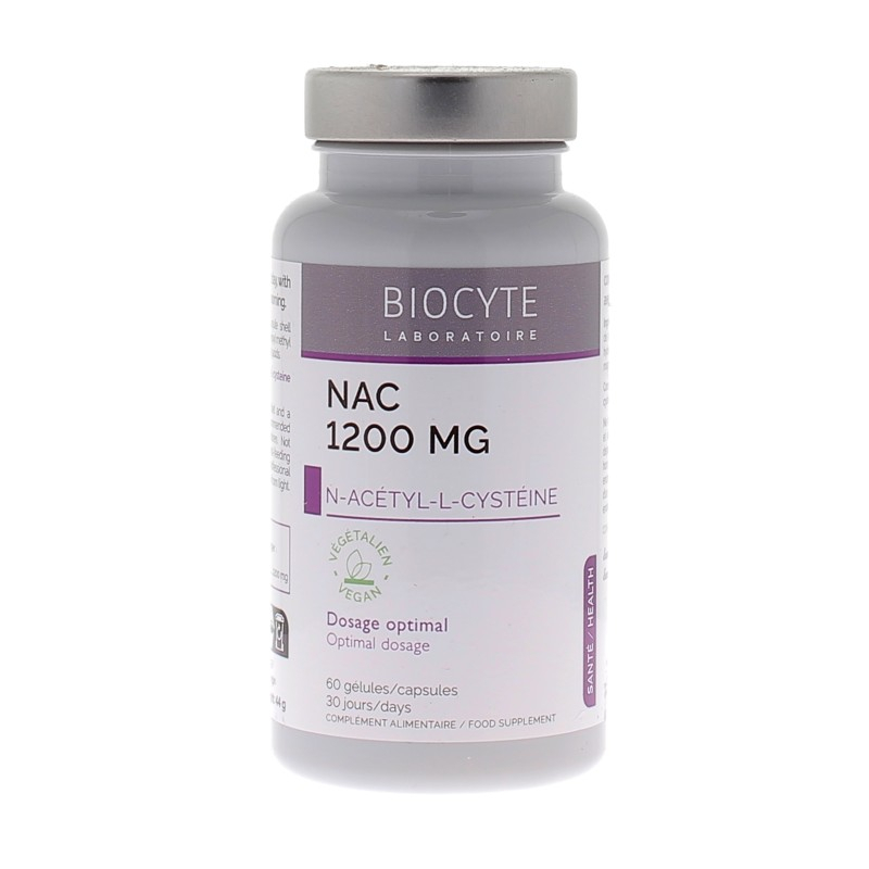 Biocyte Longevity NAC 1200 mg - 60 gélules
