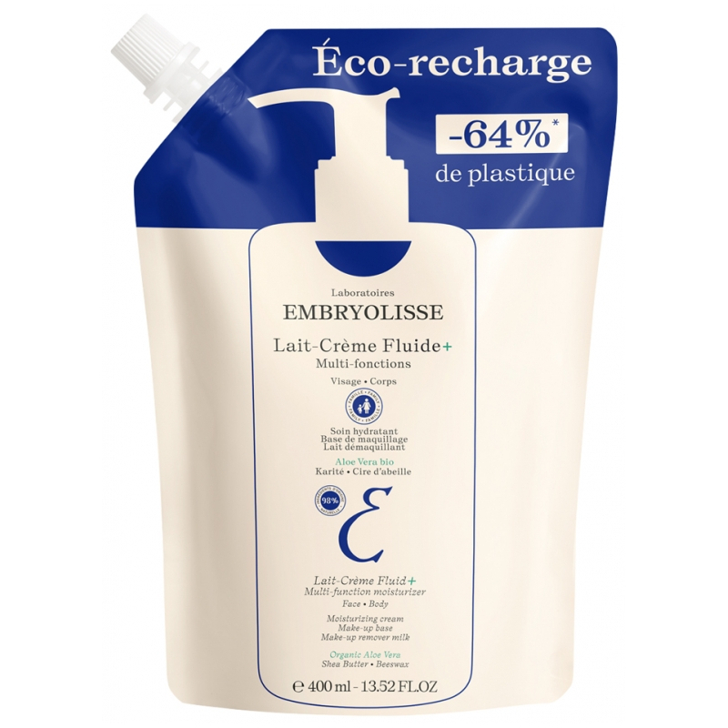 Embryolisse Lait-Crème Fluide+ Éco-Recharge - 400 ml