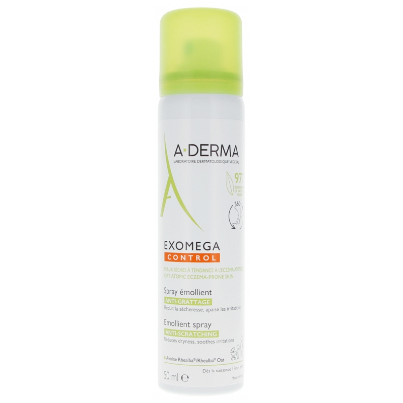 A-DERMA Exomega Control Spray Émollient - 50 ml