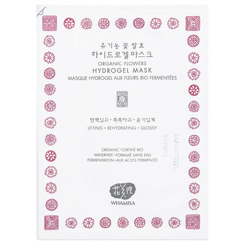 Whamisa Masque Hydrogel aux Fleurs Bio Fermentées - 33 g