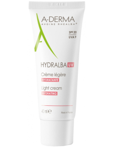A-Derma Hydralba crème hydratante UV riche - 40ml