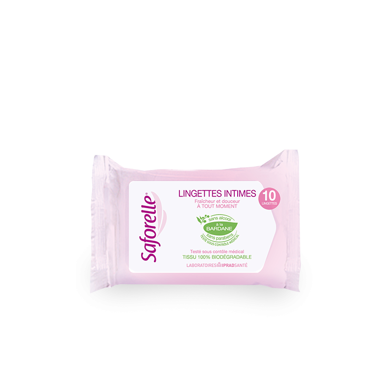 Lingettes Intimes Pocket Ultra Douces - 10 lingettes