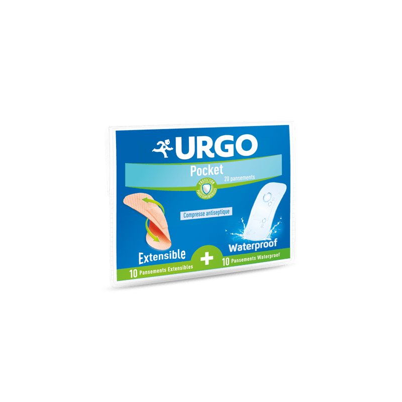 URGO Pocket, 20 Pansements assortis
